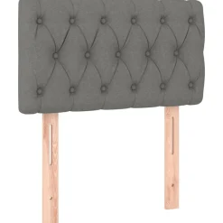 vidaXL Camas Y Accesorios-Cabecero con LED de tela 80x7x78/88 cm