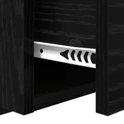 vidaXL Cabecero con Mueble 3 pcs Madera de ingeniería Roble negro Best