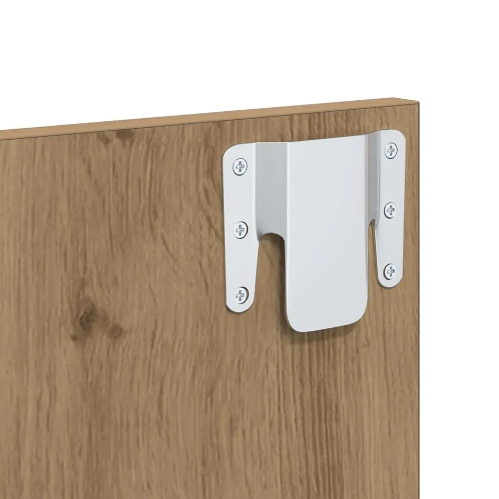 vidaXL Cabecero con Mueble 3 pcs Roble artesanal Madera de ingeniería Roble artisan