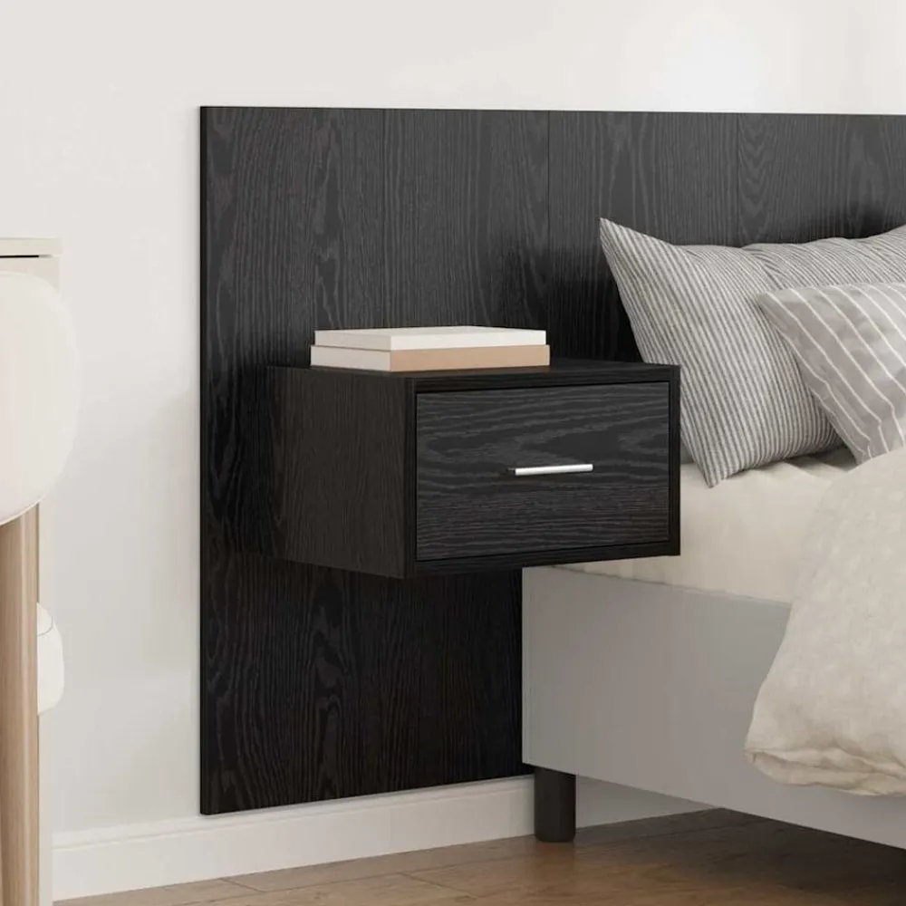 vidaXL Camas Y Accesorios-Cabecero con Mueble 3 pcs Madera de ingeniería