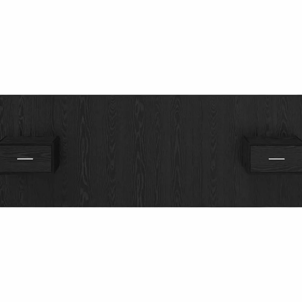vidaXL Camas Y Accesorios-Cabecero con Mueble 3 pcs Madera de ingeniería