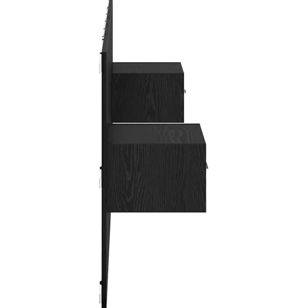 vidaXL Camas Y Accesorios-Cabecero con Mueble 3 pcs Madera de ingeniería