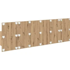 vidaXL Cabecero con Mueble 3 pcs Roble artesanal Madera de ingeniería Roble artisan Outlet