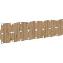 vidaXL Camas Y Accesorios-Cabecero con Mueble 3 pcs Roble artesanal Madera de ingeniería