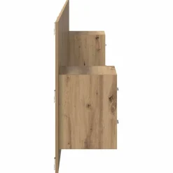 vidaXL Camas Y Accesorios-Cabecero con Mueble 3 pcs Roble artesanal Madera de ingeniería