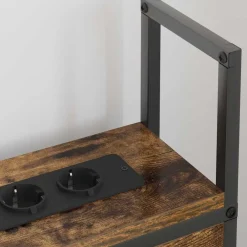vidaXL Camas Y Accesorios-Cabecero de Almacenamiento con Estación de Carga