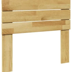 vidaXL Camas Y Accesorios-Cabecero de cama 75 cm madera maciza roble