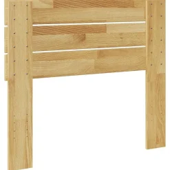 vidaXL Camas Y Accesorios-Cabecero de cama 75 cm madera maciza roble