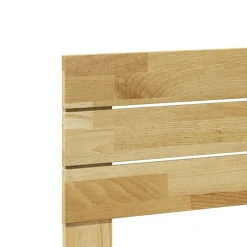 vidaXL Camas Y Accesorios-Cabecero de cama 75 cm madera maciza roble