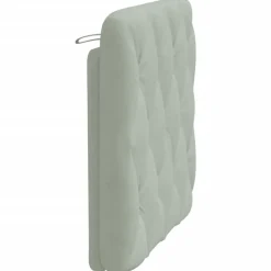 vidaXL Cabecero de cama acolchado terciopelo 80 cm Gris claro Online