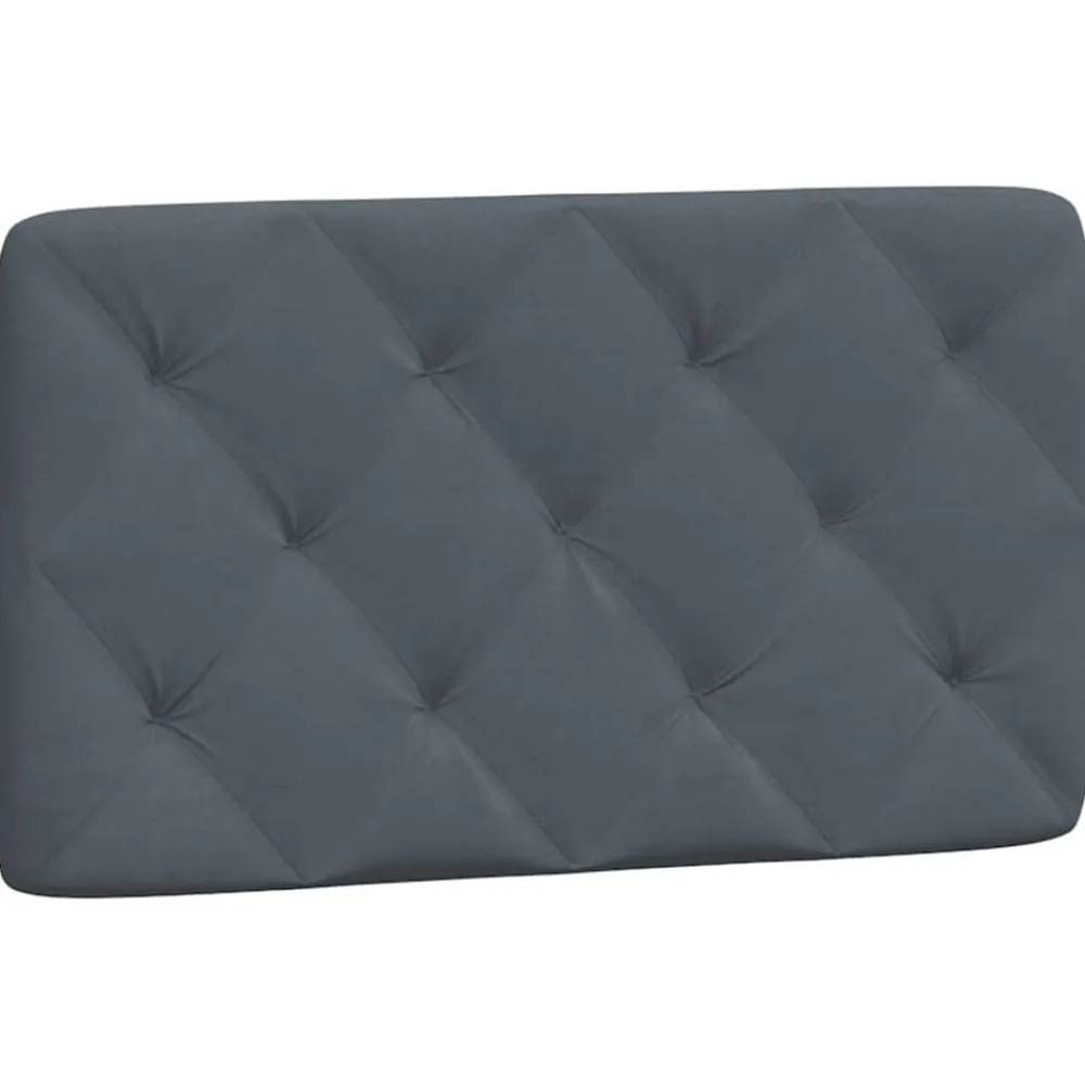 vidaXL Camas Y Accesorios-Cabecero de cama acolchado terciopelo 80 cm