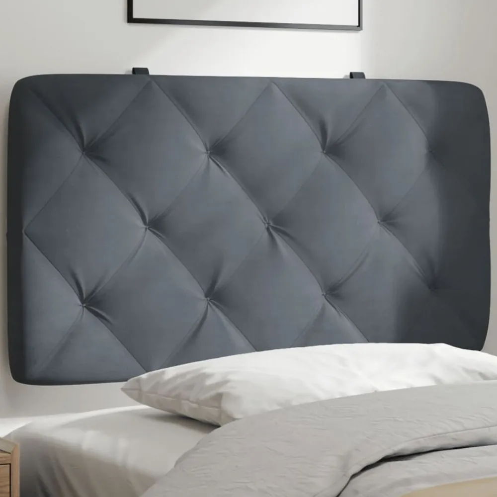 vidaXL Camas Y Accesorios-Cabecero de cama acolchado terciopelo 80 cm