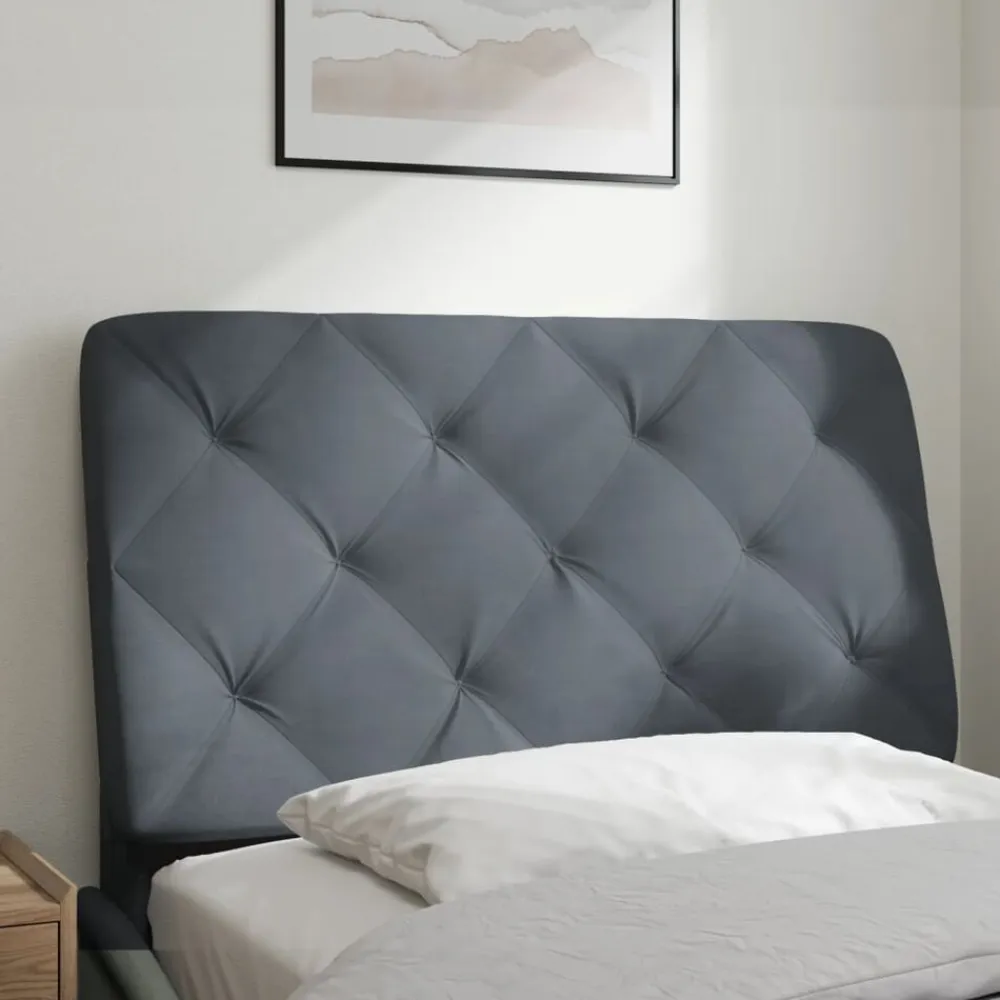 vidaXL Camas Y Accesorios-Cabecero de cama acolchado terciopelo 80 cm
