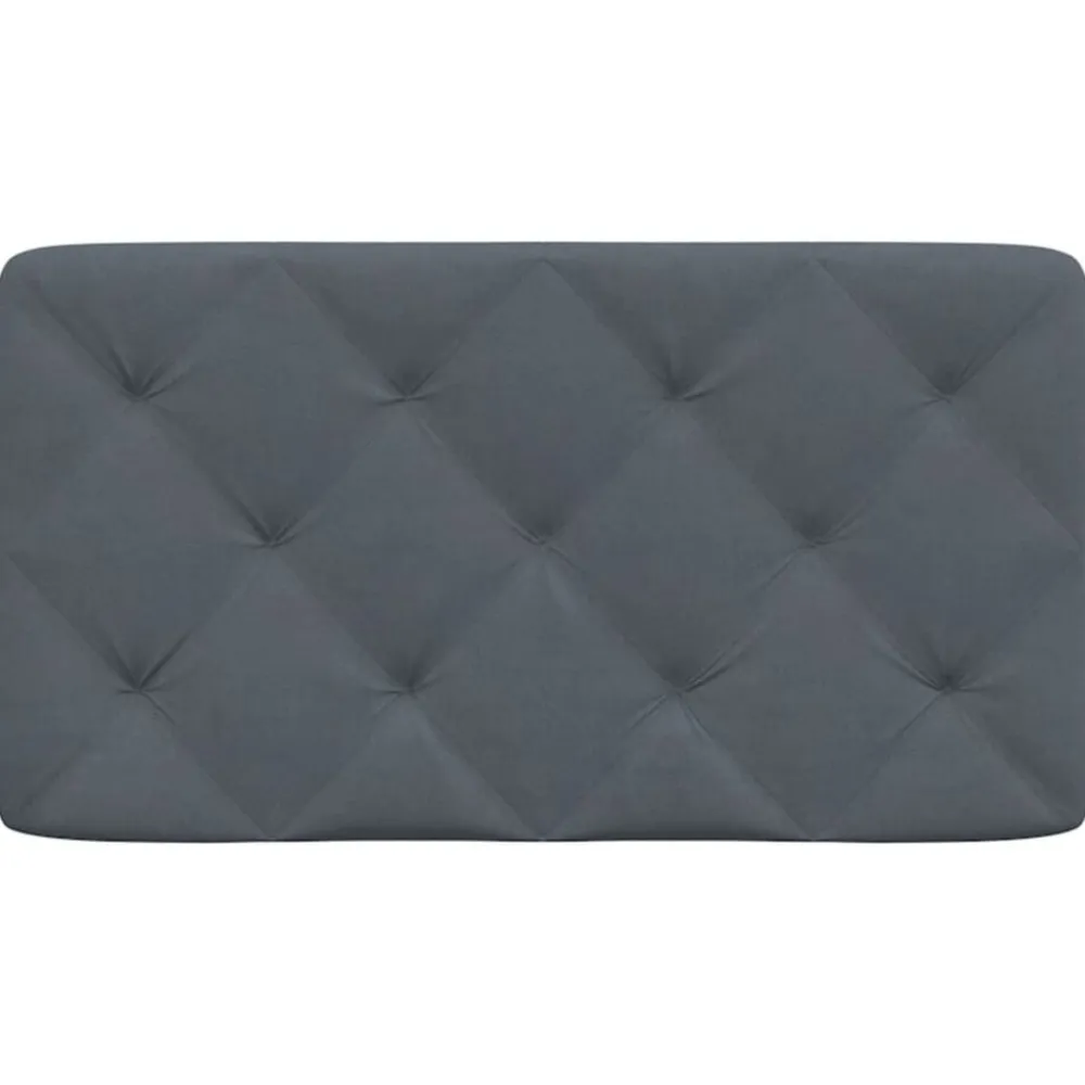vidaXL Camas Y Accesorios-Cabecero de cama acolchado terciopelo 80 cm