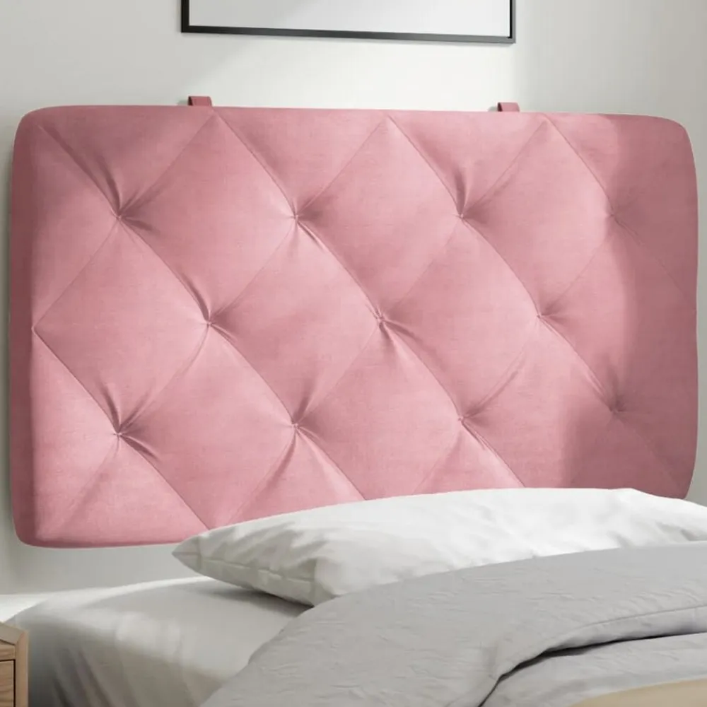 vidaXL Camas Y Accesorios-Cabecero de cama acolchado terciopelo 80 cm