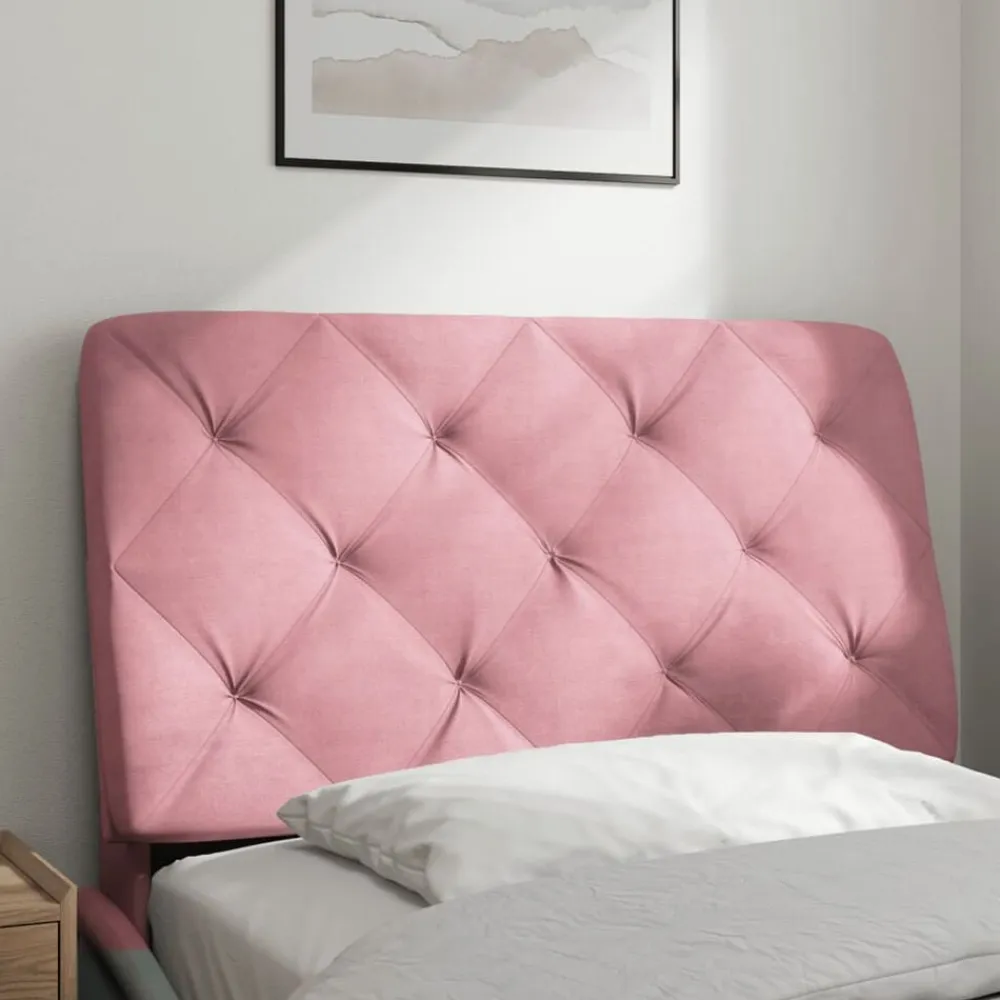 vidaXL Camas Y Accesorios-Cabecero de cama acolchado terciopelo 80 cm