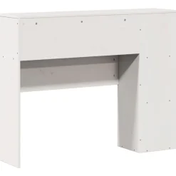 vidaXL Cabecero de cama almacenaje madera maciza pino 75 cm Blanco Outlet