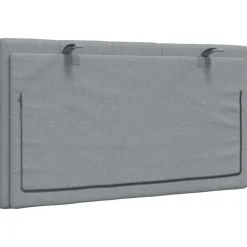 vidaXL Cabecero de cama acolchado Hanko tela 80 cm Gris claro Hot
