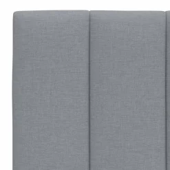vidaXL Cabecero de cama acolchado Hanko tela 80 cm Gris claro Hot