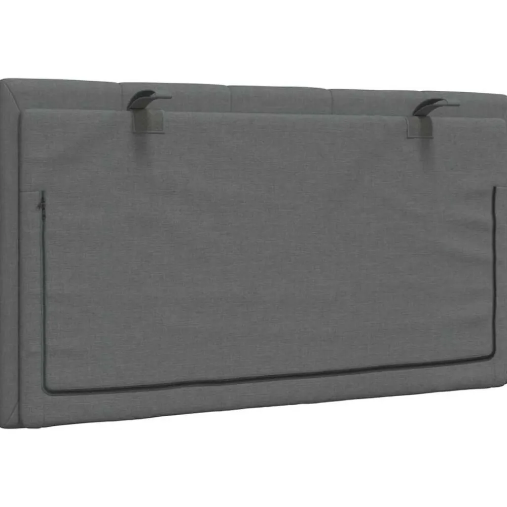 vidaXL Camas Y Accesorios-Cabecero de cama acolchado Hanko tela 80 cm