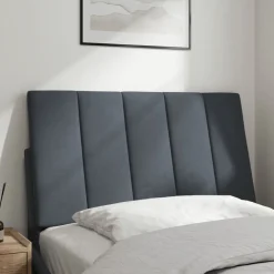vidaXL Camas Y Accesorios-Cabecero de cama acolchado Hanko terciopelo 80 cm