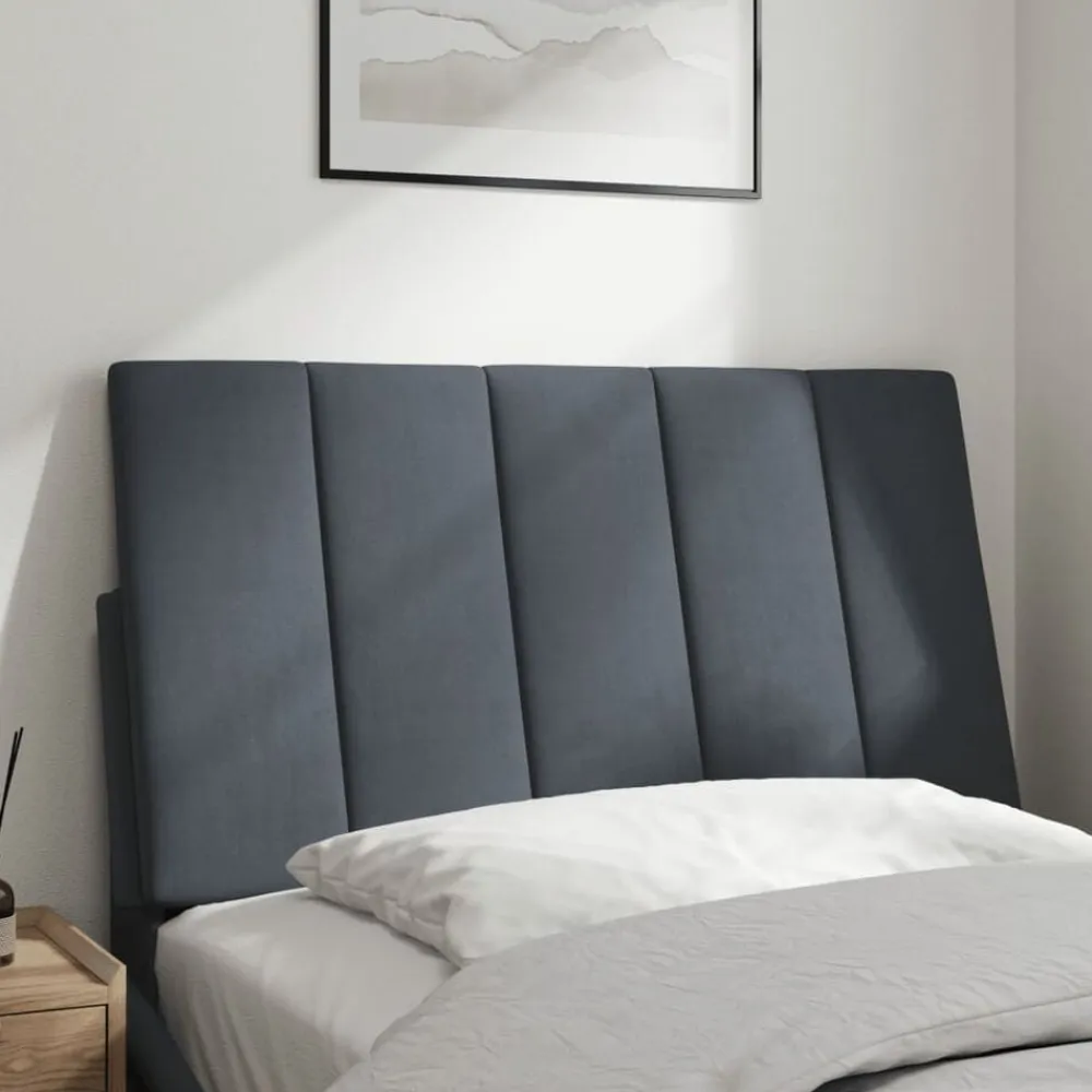 vidaXL Camas Y Accesorios-Cabecero de cama acolchado Hanko terciopelo 80 cm