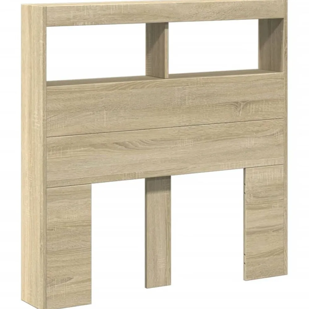 vidaXL Camas Y Accesorios-Cabecero de cama con LED 100x17x102 cm