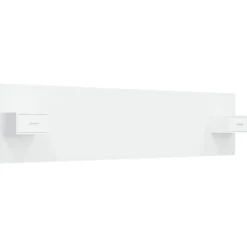 vidaXL Cabecero de cama con mesitas madera contrachapada Blanco Hot