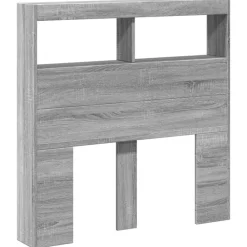 vidaXL Camas Y Accesorios-Cabecero de cama con luz LED 100x17x102 cm