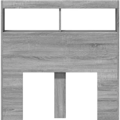 vidaXL Camas Y Accesorios-Cabecero de cama con luz LED 100x17x102 cm