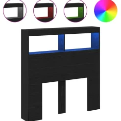 vidaXL Camas Y Accesorios-Cabecero de cama con LED 100x17x102 cm