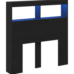 vidaXL Camas Y Accesorios-Cabecero de cama con LED 100x17x102 cm