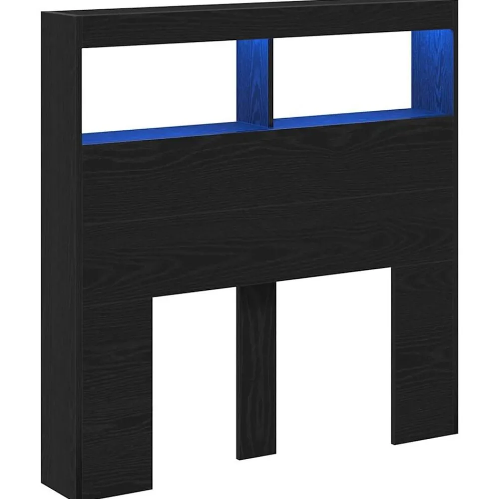vidaXL Camas Y Accesorios-Cabecero de cama con LED 100x17x102 cm