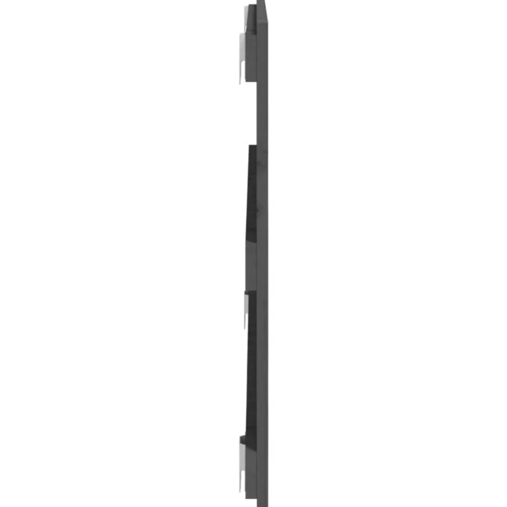 vidaXL Camas Y Accesorios-Cabecero de cama de pared madera maciza pino 108x3x60 cm
