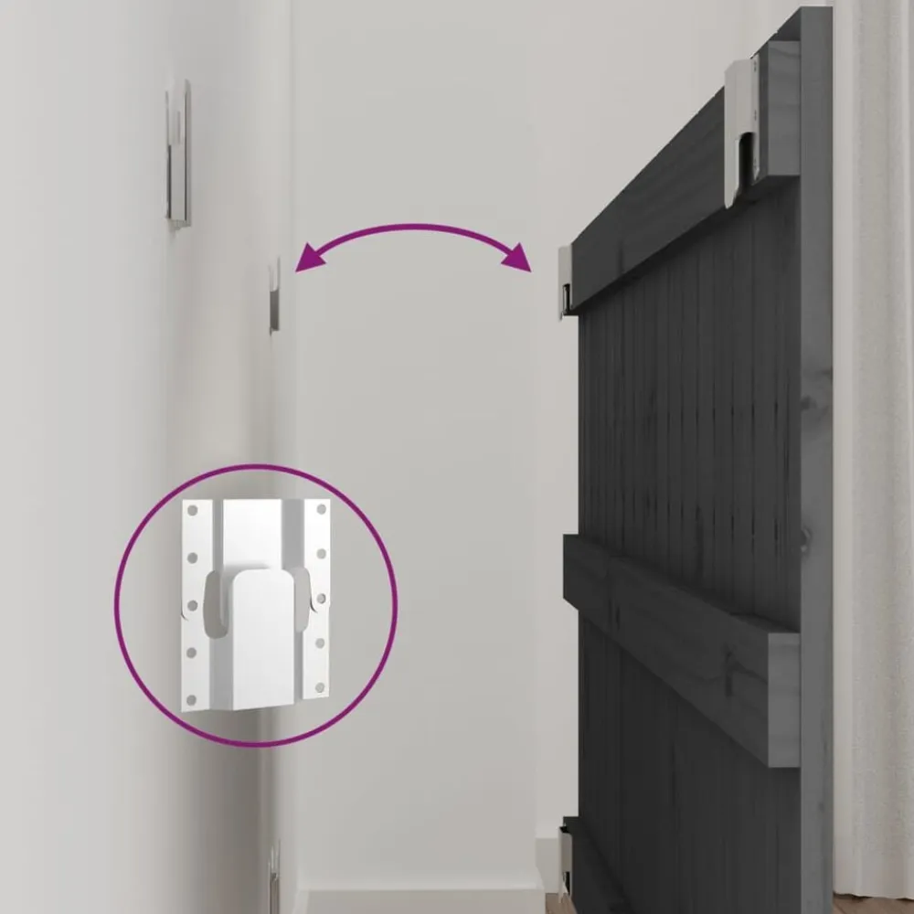 vidaXL Camas Y Accesorios-Cabecero de cama de pared madera maciza pino 108x3x60 cm