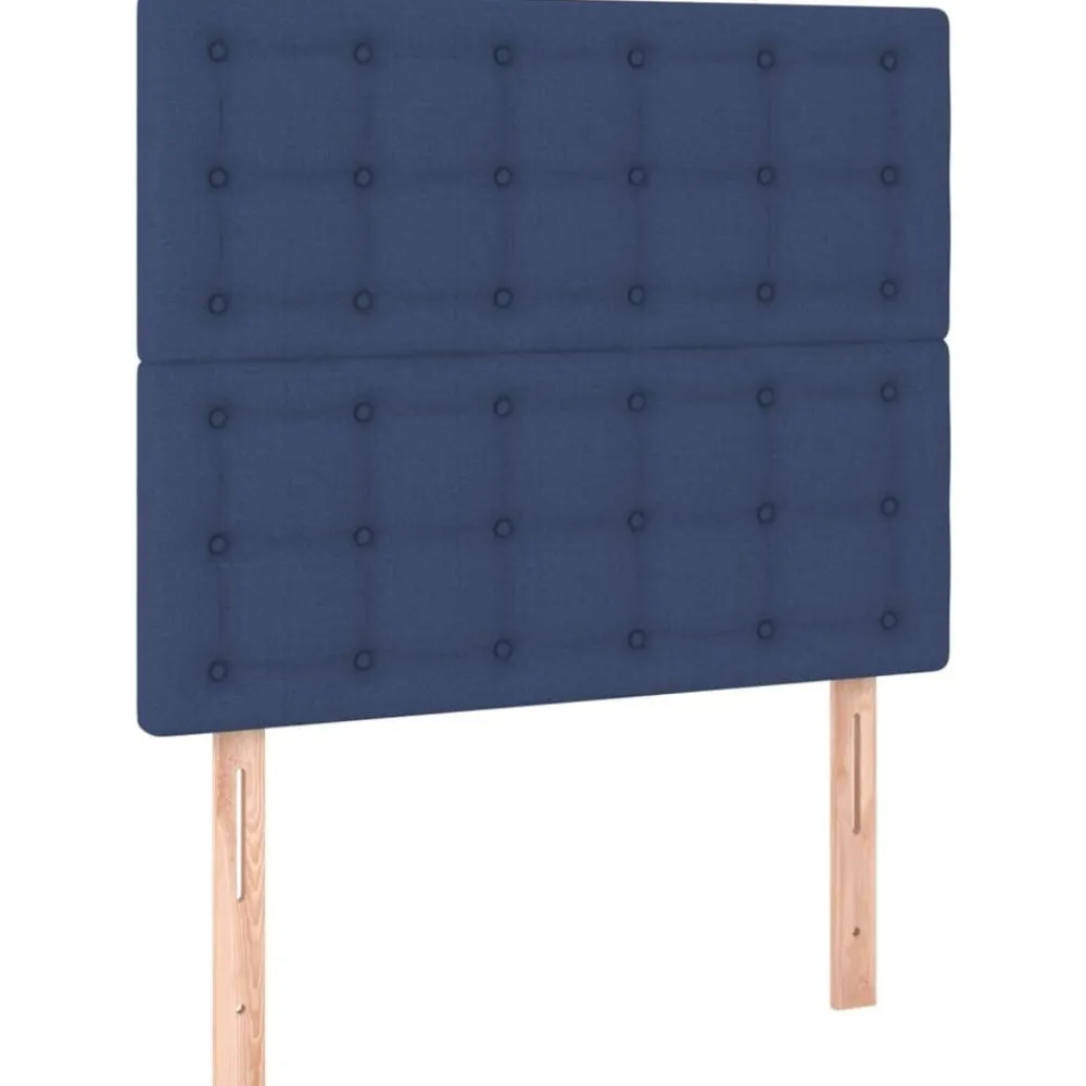 vidaXL Camas Y Accesorios-Cabecero de cama de tela 80x5x118/128 cm