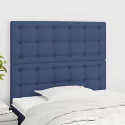 vidaXL Camas Y Accesorios-Cabecero de cama de tela 80x5x118/128 cm