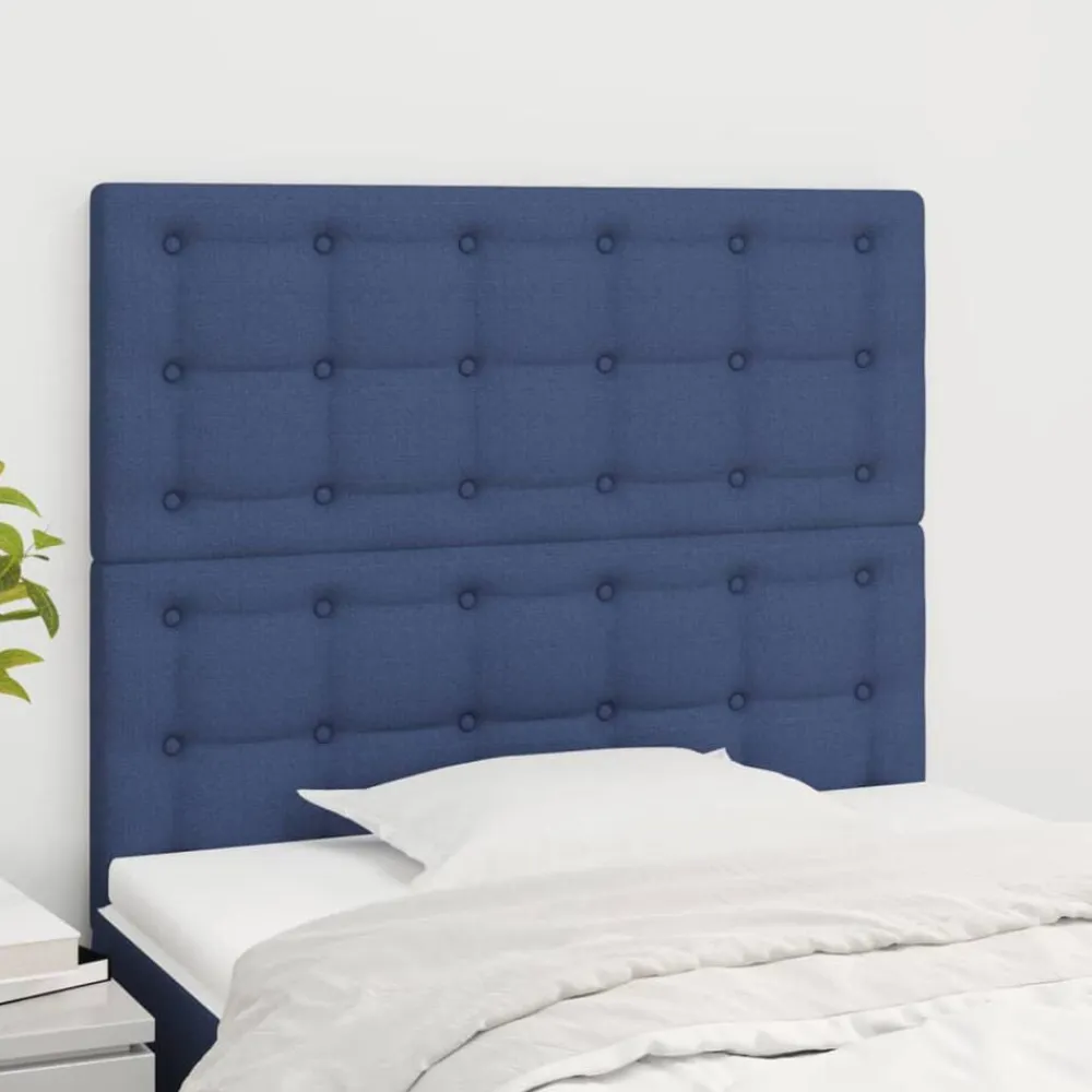 vidaXL Camas Y Accesorios-Cabecero de cama de tela 80x5x118/128 cm
