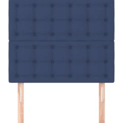vidaXL Camas Y Accesorios-Cabecero de cama de tela 80x5x118/128 cm