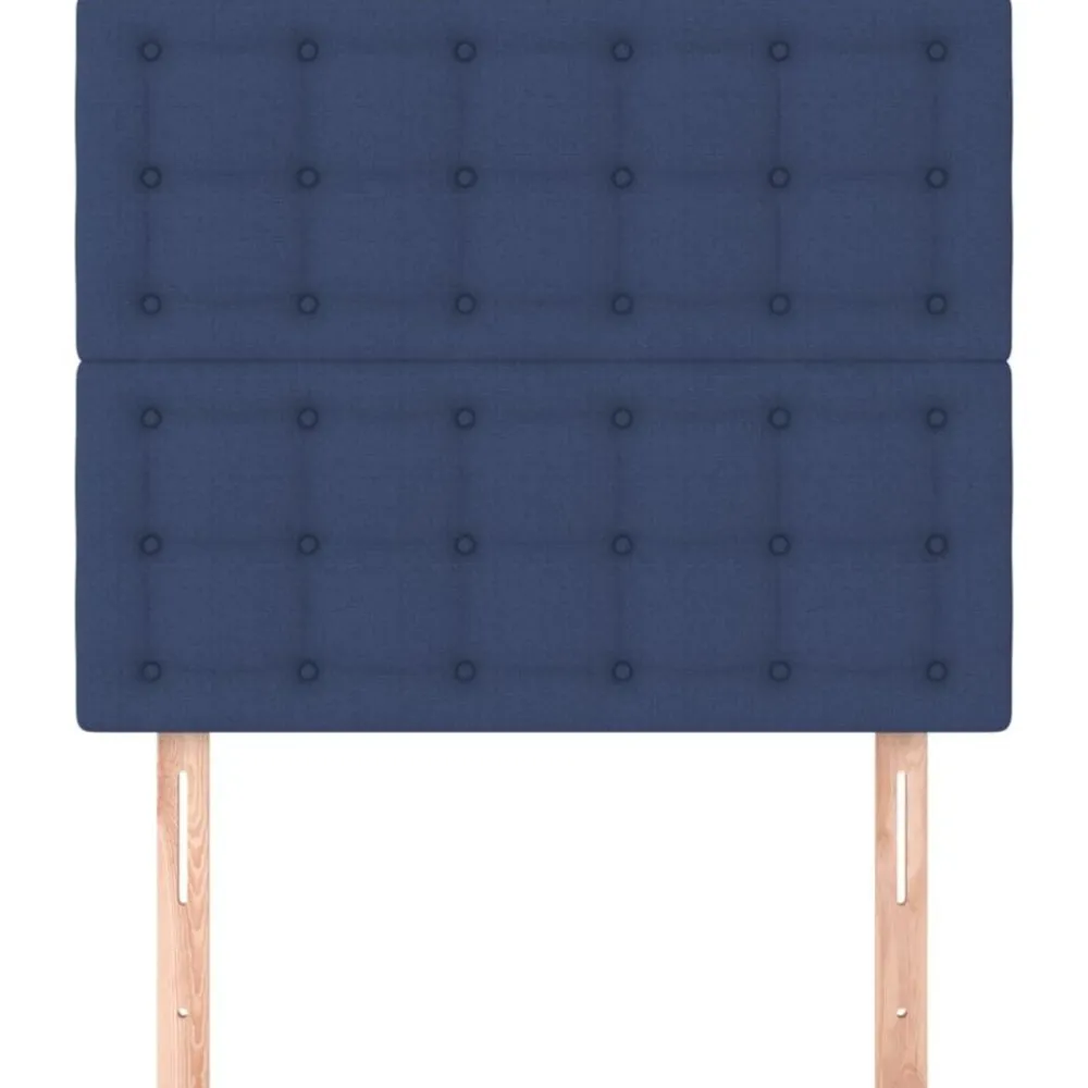 vidaXL Camas Y Accesorios-Cabecero de cama de tela 80x5x118/128 cm