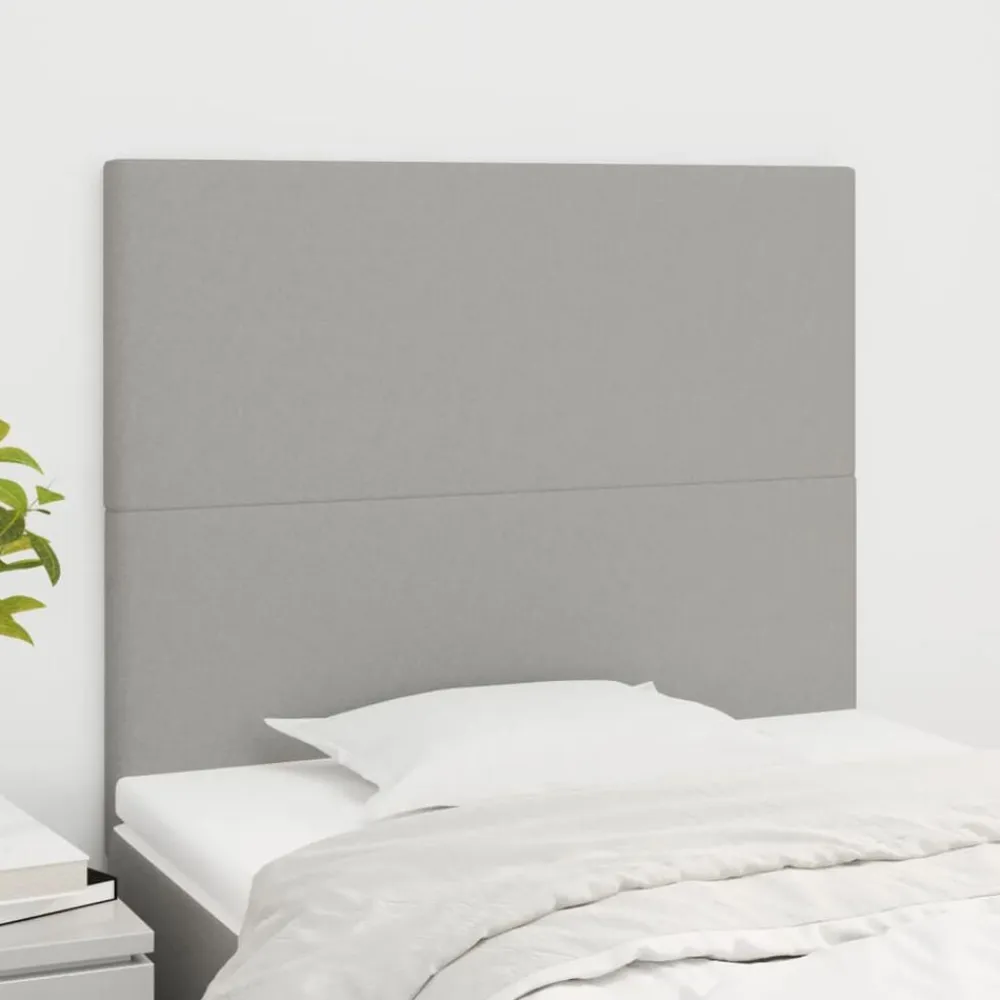 vidaXL Camas Y Accesorios-Cabecero de cama 80x5x118/128 cm Tela