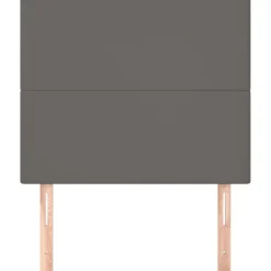 vidaXL Camas Y Accesorios-Cabecero de cama 80x5x118/128 cm piel sintética