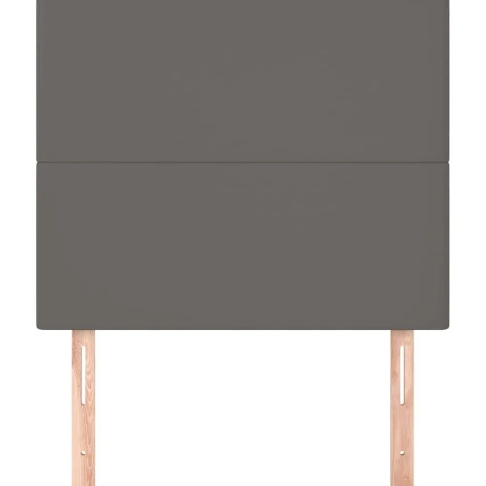 vidaXL Camas Y Accesorios-Cabecero de cama 80x5x118/128 cm piel sintética