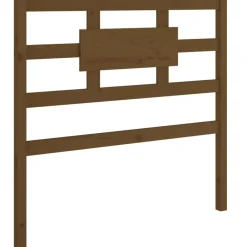 vidaXL Cabecero de cama madera maciza pino marrón miel 80,5x4x100 cm Marr&oacute;n miel Hot