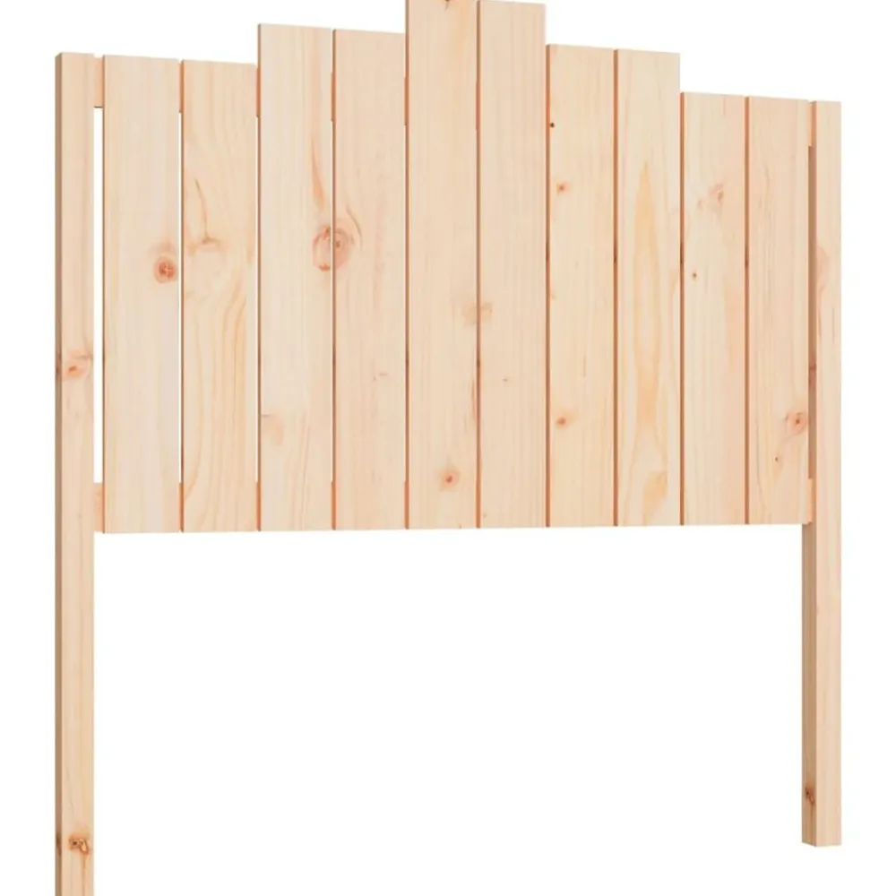 vidaXL Camas Y Accesorios-Cabecero de cama madera maciza de pino 106x4x110 cm