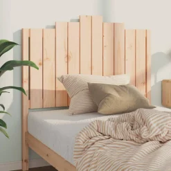 vidaXL Camas Y Accesorios-Cabecero de cama madera maciza de pino 106x4x110 cm