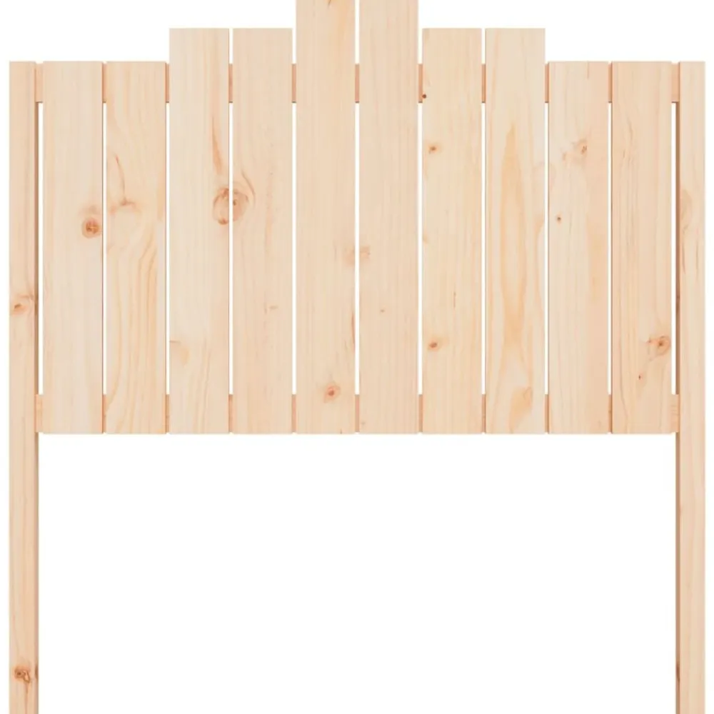 vidaXL Camas Y Accesorios-Cabecero de cama madera maciza de pino 106x4x110 cm