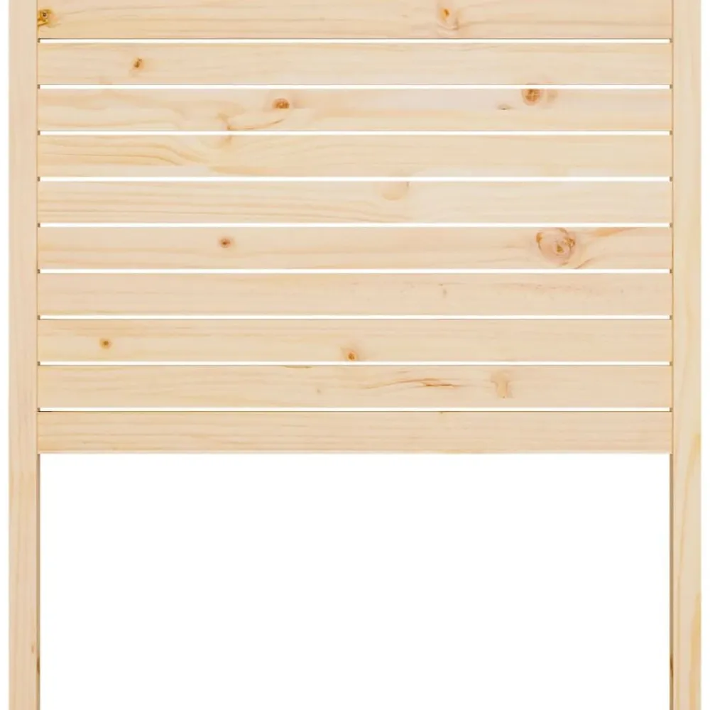 vidaXL Camas Y Accesorios-Cabecero de cama madera maciza de pino 81x4x100 cm