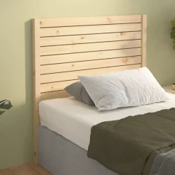 vidaXL Camas Y Accesorios-Cabecero de cama madera maciza de pino 81x4x100 cm