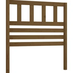 vidaXL Cabecero de cama madera maciza de pino marrón miel 81x4x100 cm Marr&oacute;n miel Clearance